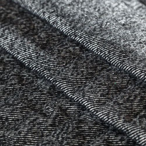 Ткань курточная 2-х сторонняя 033-05748 твид/черный