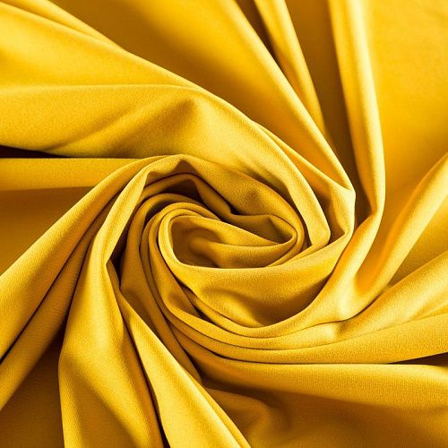 Джерси 014-03350 темно-желтый однотонный