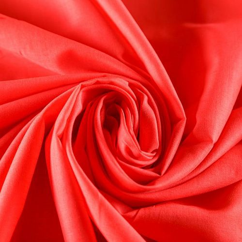 Батист 003-07839 красный однотонный