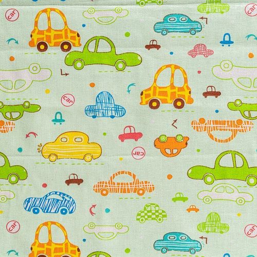 Ситец 007-00700 светло-зеленый принтованный