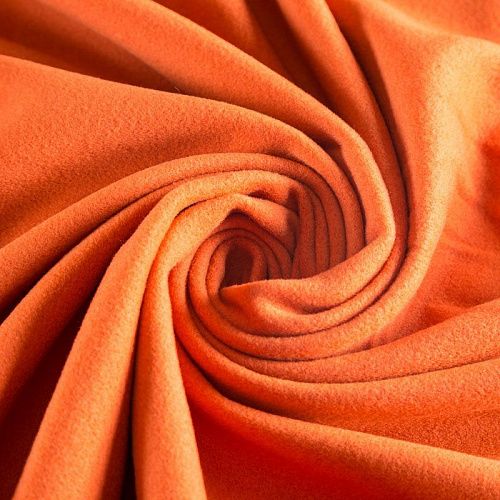 Ткань пальтовая 040-04182 мандариновый однотонный