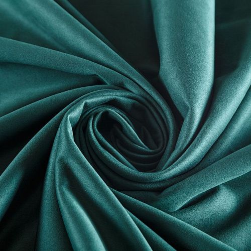 Замша искусственная 018-05649 холодный зеленый однотонный