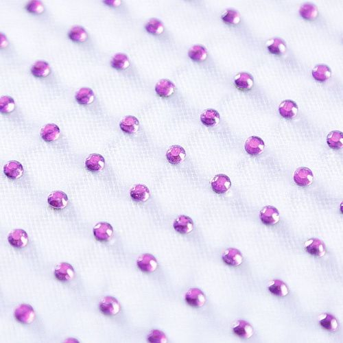 Фатин со стразами 058-10018 сиреневый