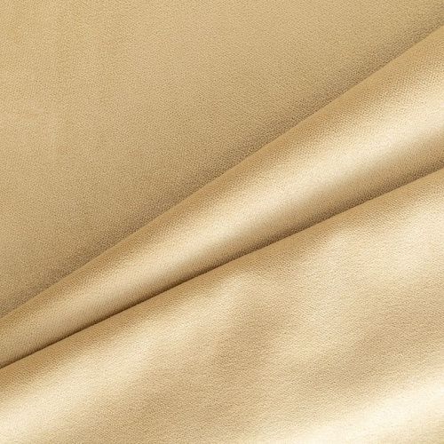 Ткань портьерная бархат 507-02-14 молочный однотонный