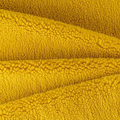 Мех искусственный К30-226 ярко-желтый однотонный