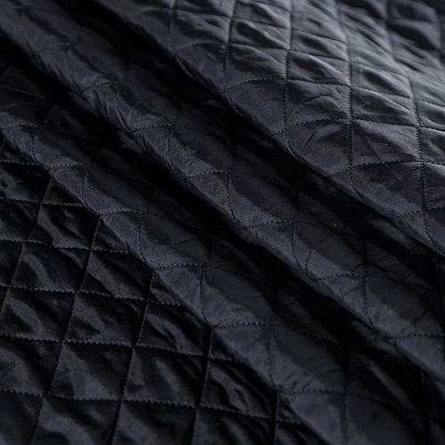 Ткань курточная 033-06560 черный однотонный