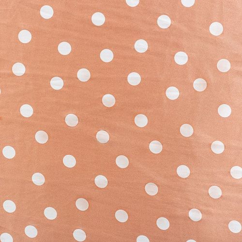 Шелк синтетический 065-01333 карамельный принтованный