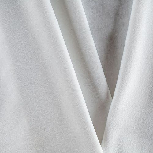 Лайкра утепленная К12-1179 белый однотонный