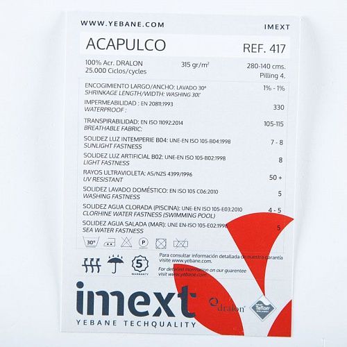 Ткань уличная ACAPULCO/10 502-02-06 зеленый жаккардовый