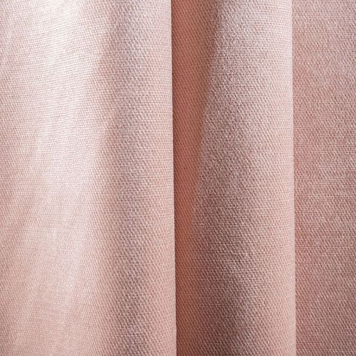 Ткань мебельная бархат 22-02-00789 пудровый однотонный