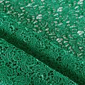 Гипюр-макраме К12-959 изумрудный