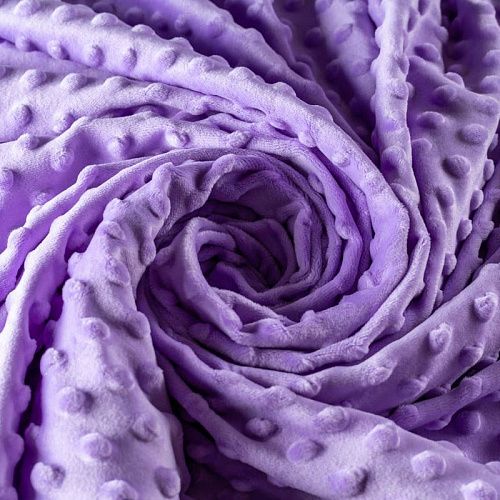 Плюш Minky К30-256 лавандовый однотонный