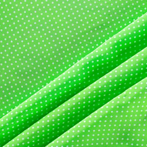 Вискоза 009-00982 неоновый зеленый принтованный