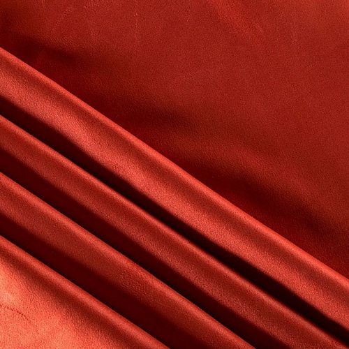 Замша искусственная К25-108 терракотовый однотонный