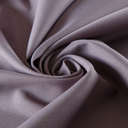 Ткань портьерная L-300 см негорючая габардин 16-02-18159 серый