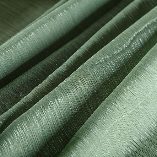 Шифон-жатка с люрексом 068-07217 зеленая спаржа однотонный