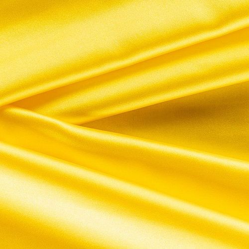 Шелк натуральный К15-1007 желтый однотонный