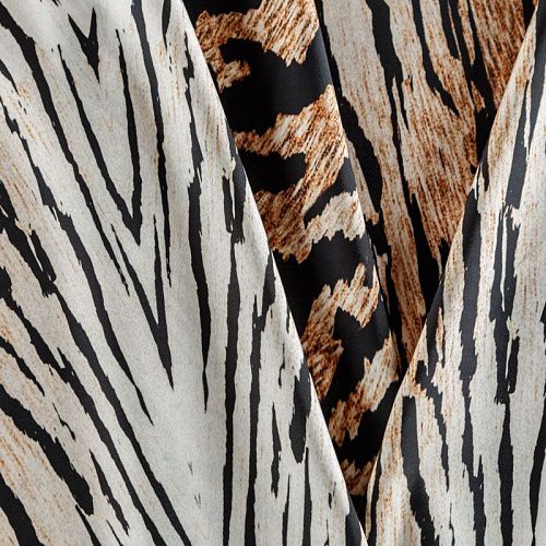 Лайкра 005-05965 молочный принтованный