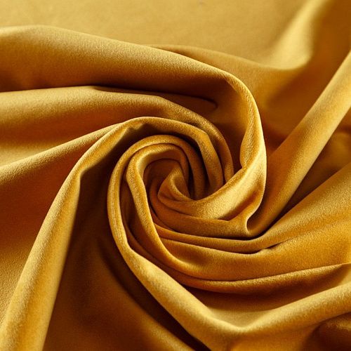 Ткань мебельная микровелюр 09-02-08950 куркума однотонный