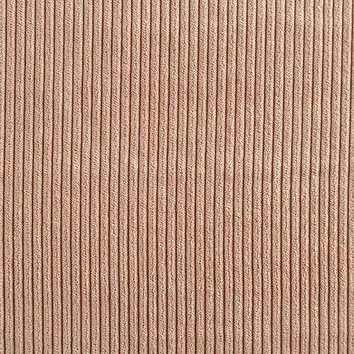 Вельвет 008-05627 светлый бежевый однотонный