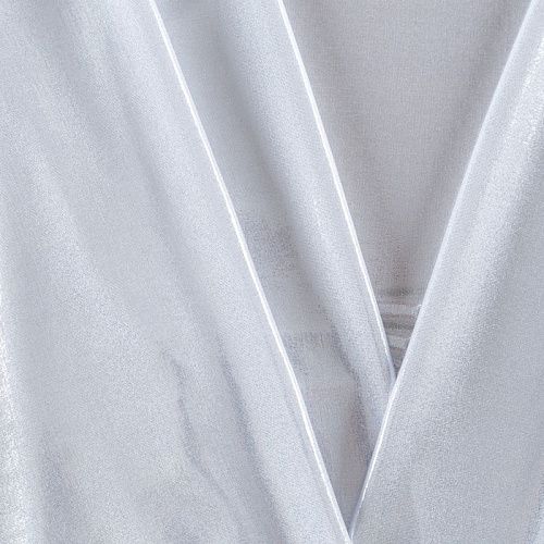 Трикотаж с напылением 056-09734 серебристый однотонный