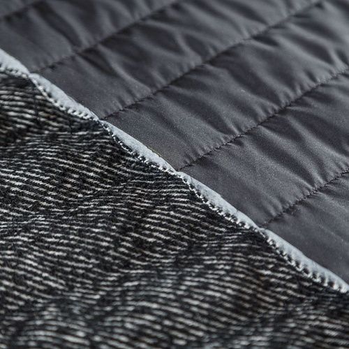 Ткань курточная 2-х сторонняя 033-05748 твид/черный