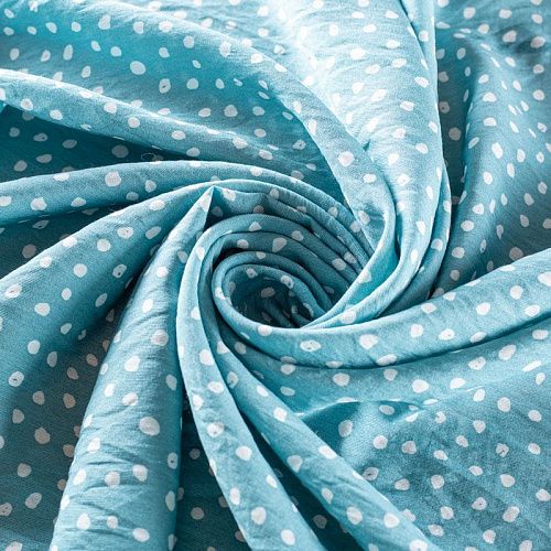 Тенсел 053-01542 темно-бирюзовый принтованный