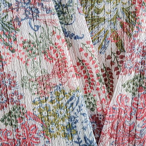 Лайкра 005-05955 молочный принтованный