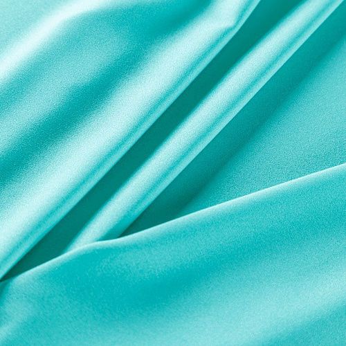 Крепдешин синтетический 029-07349 тиффани однотонный