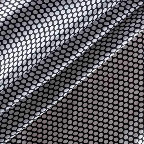 Шелк натуральный К15-570 молочный принтованный