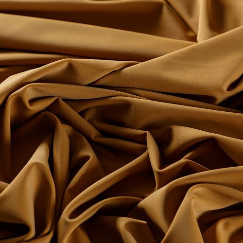 Лайкра 005-07447 золотисто-коричневый однотонный