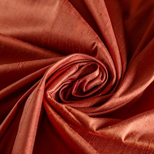 Дикий шелк 016-04832 пряный оранжевый однотонный