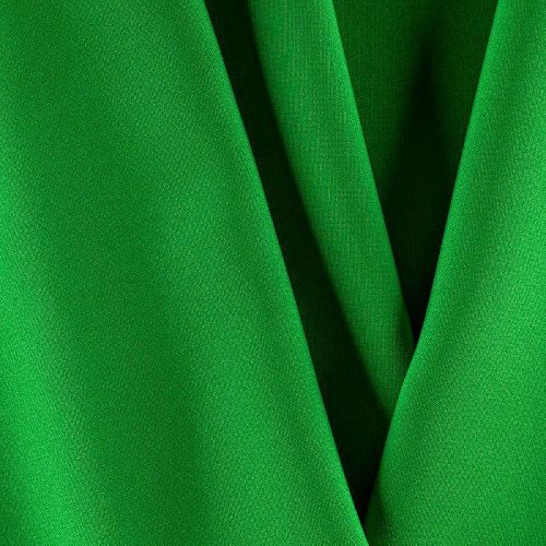 Габардин К33-833 зеленый однотонный