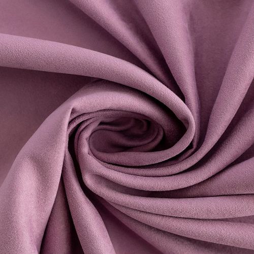 Замша портьерная h-300 см 529-02-95 сиреневый однотонный