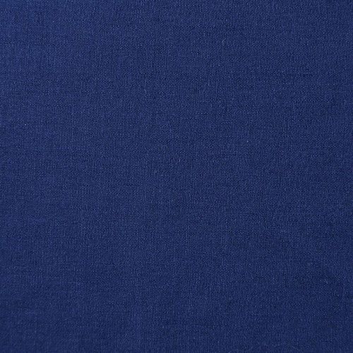 Лен-вискоза 035-08543 темно-синий однотонный