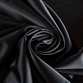 Сатин стрейч 001-07052 черный однотонный