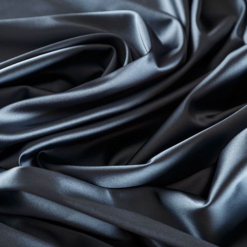 Сатин стрейч 001-07055 антрацит однотонный