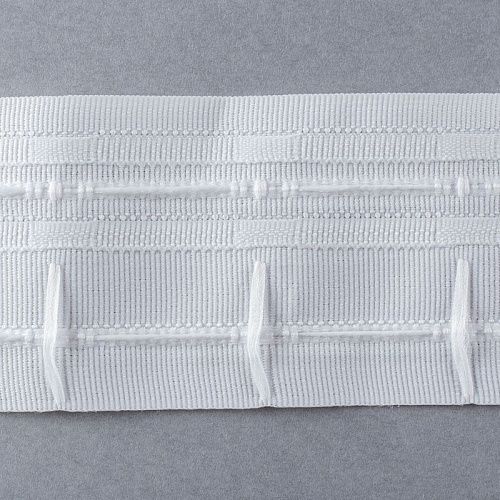 Лента драпировочная 60 мм 101-2701 регулируемая белая