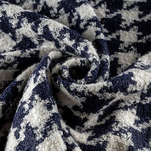 Твид 052-00344 молочно-синий 