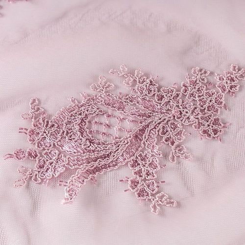 Гипюр К03-562 розовый антик