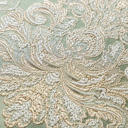 Ткань портьерная жаккард h-295 см 02-02-02304 зеленый/золото