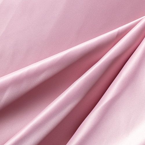 Сатин-тафта 001-07327 пудрово-розовый однотонный