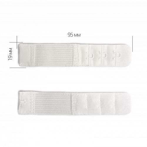 Удлинитель для бюстгальтера 1 крючок TBY 19 мм 29423 белый 