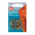 Булавки английские Prym 071275 27 мм 12 шт золото
