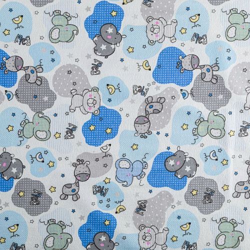 Фланель 060-03545 белый принтованный