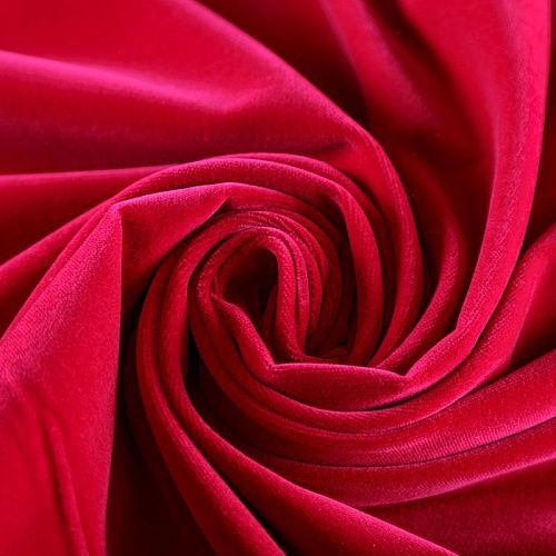 Бархат 002-06326 малиновый однотонный