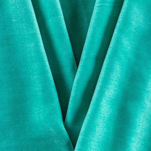 Бархат 002-01189 морской зеленый однотонный