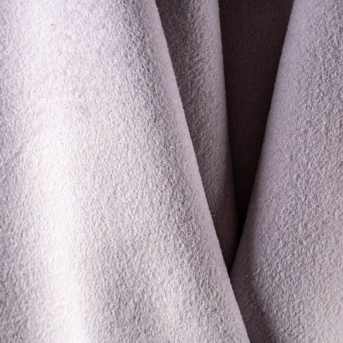 Ткань пальтовая К25-696 пепельно-серый однотонный