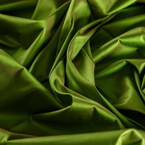 Дикий шелк 016-04836 ярко-зеленый однотонный