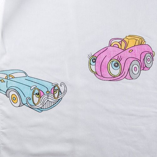 Тюль капрон Т241-01-388 белый принтованный